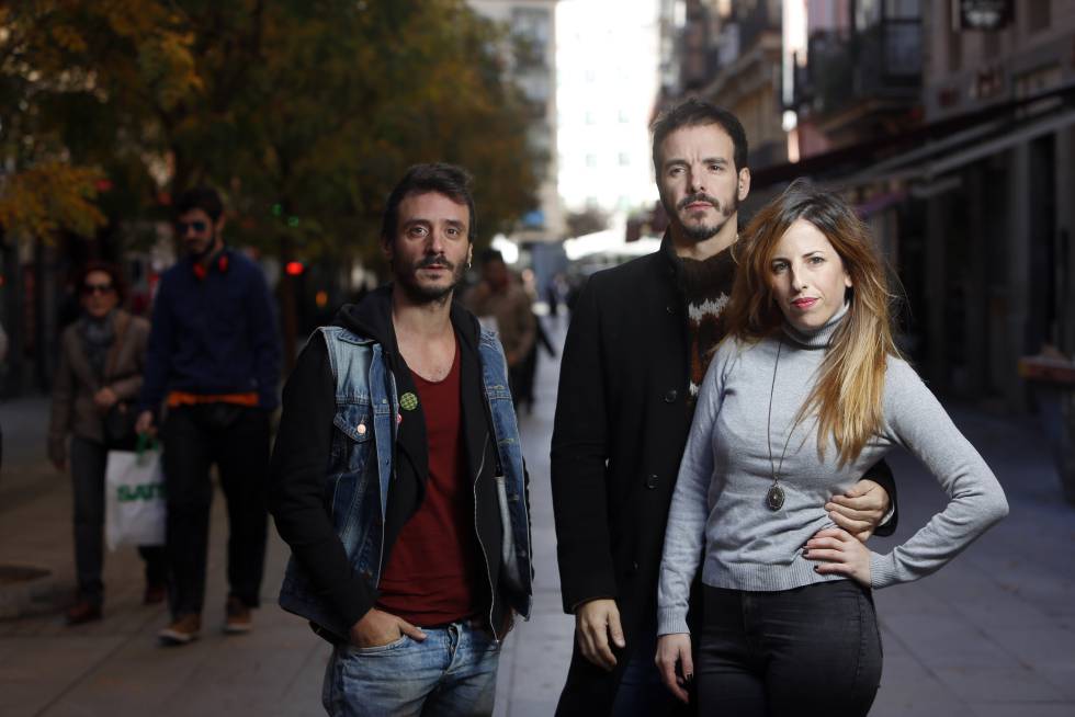 Celia de Molina, Ignacio Mateos y Javier Giner. Celia de Molina, Ignacio Mateos y Javier Giner.