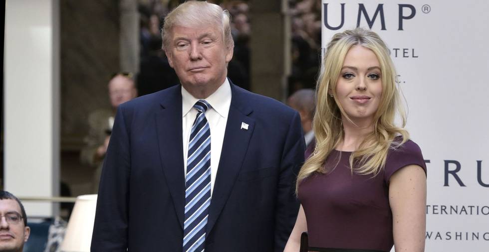 Donald Trump y Tiffany Trump, el pasado 26 de octubre en Washington D.C.