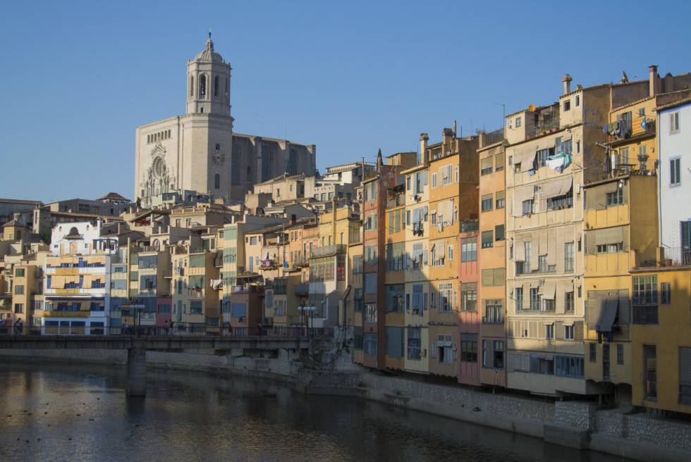 Una de las estampas más conocidas de Gerona