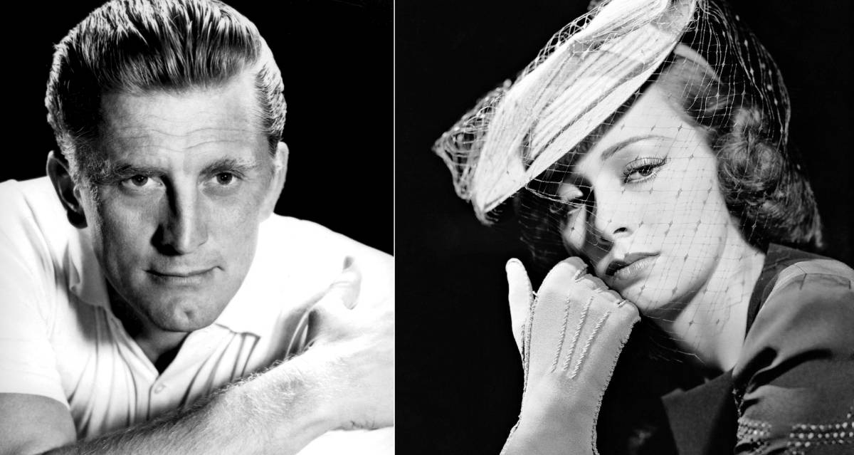 El actor Kirk Douglas, en 1957. A la derecha, la actriz Olivia de Havilland, en 1944. El actor Kirk Douglas, en 1957. A la derecha, la actriz Olivia de Havilland, en 1944.