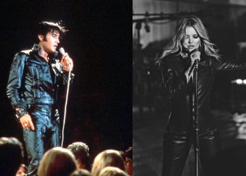 Kate Moss ‘canta’ a lo Elvis Presley