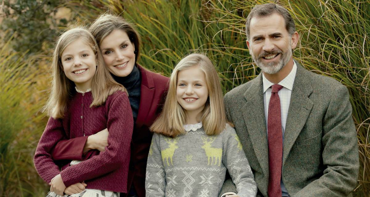 Felicitación navideña de la familia real. Felicitación navideña de la familia real.