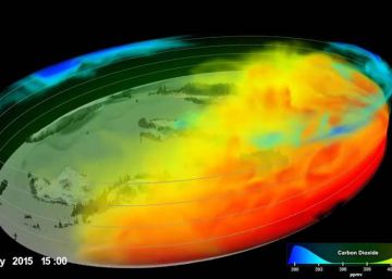 Así es la capa de gases que provocan el calentamiento global Así es la capa de gases que provocan el calentamiento global