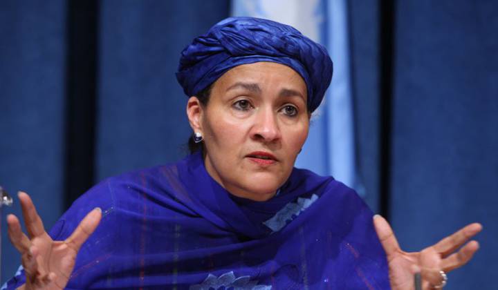 Amina Mohammed. Amina Mohammed.