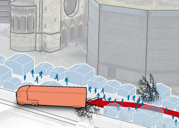 Reconstrucción del atentado en el centro de Berlín Reconstrucción del atentado en el centro de Berlín