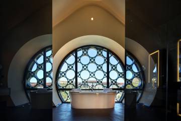 Una de las habitaciones del hotel de Mastinell.