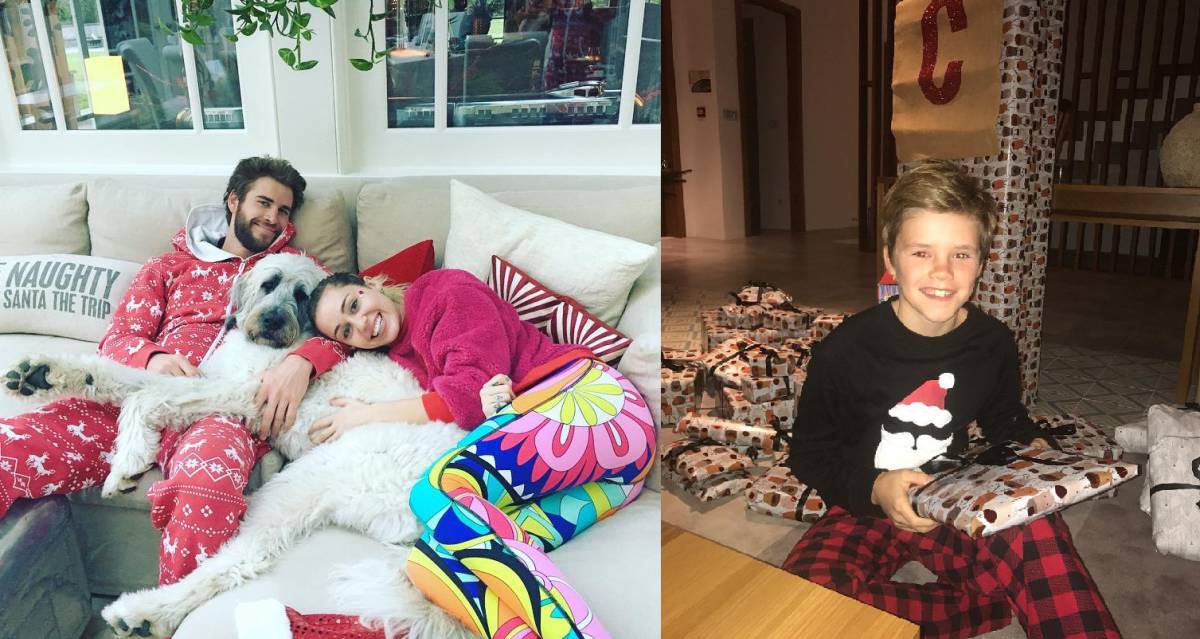 Liam Hemsworth y Miley Cyrus, y a la derecha, Cruz Beckham. Liam Hemsworth y Miley Cyrus, y a la derecha, Cruz Beckham.