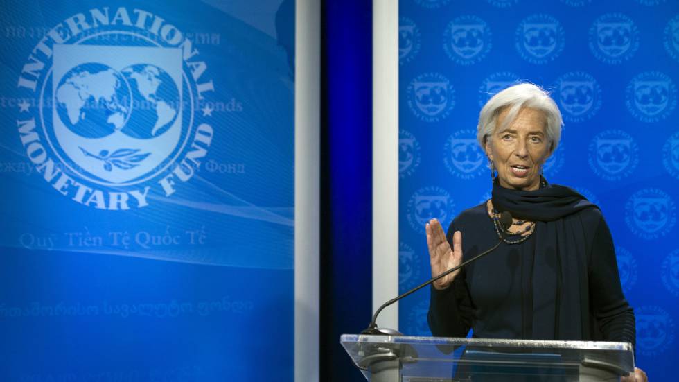 Christine Lagarde en Washington después de que el FMI reafirmara su confianza en ella.rn Christine Lagarde en Washington después de que el FMI reafirmara su confianza en ella.rn