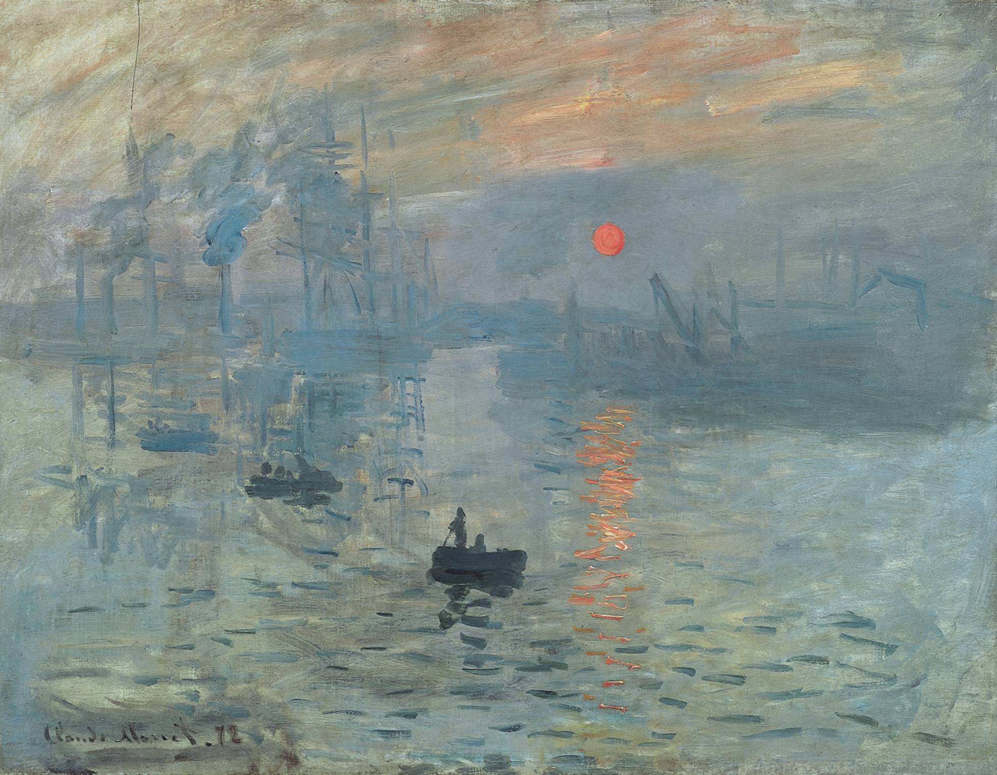 El padre del impresionismo, Claude Monet, tenía una pincelada que seguía un patrón fractal. La imagen corresponde al cuadro de 1872 'Impresión, sol naciente'. El padre del impresionismo, Claude Monet, tenía una pincelada que seguía un patrón fractal. La imagen corresponde al cuadro de 1872 'Impresión, sol naciente'.