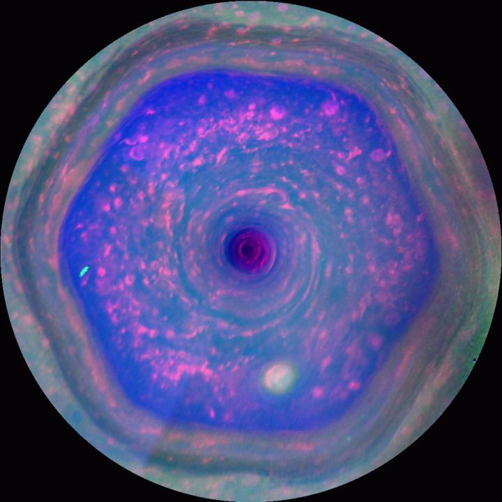 Polo norte de Saturno Polo norte de Saturno