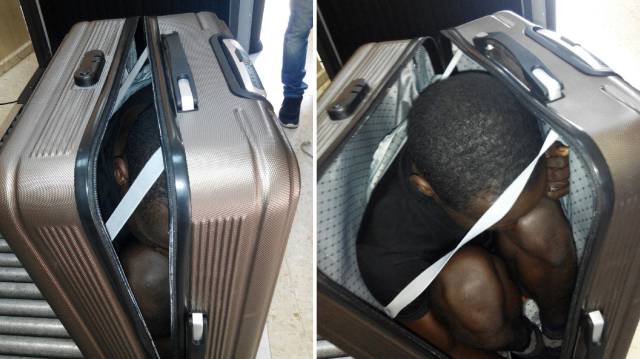 El hombre localizado por la policía. El hombre localizado por la policía.