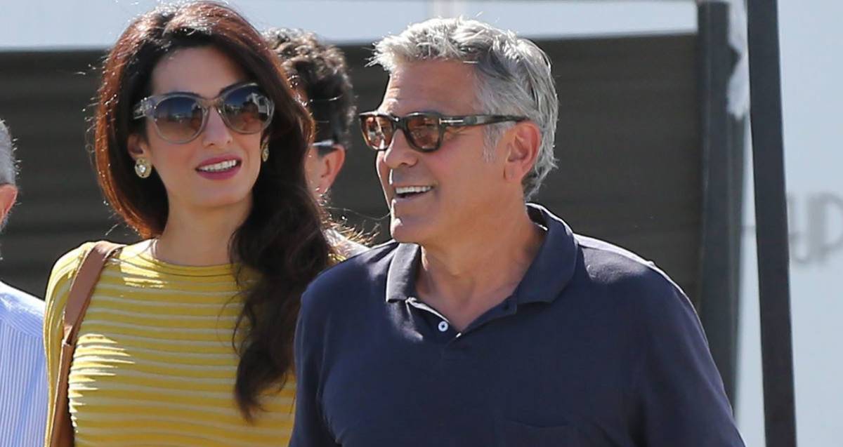 Amal y George Clooney, el pasado octubre, la última vez que se les vio en público. Amal y George Clooney, el pasado octubre, la última vez que se les vio en público.