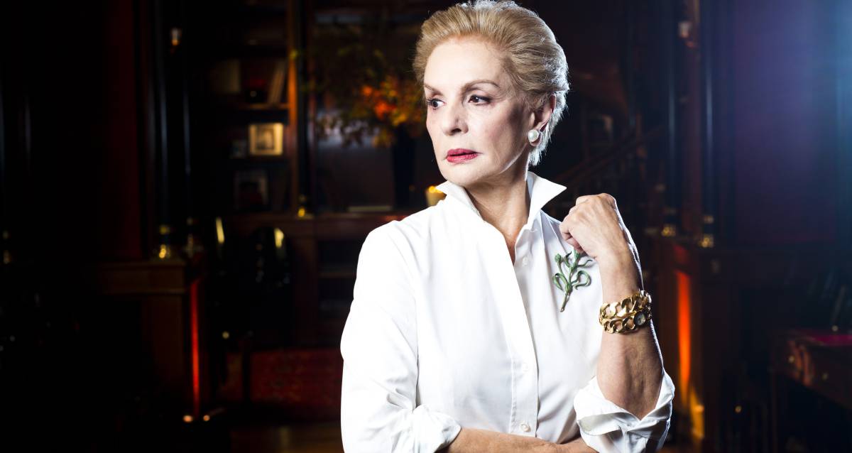 La diseñadora Carolina Herrera, en entrevista en Madrid. La diseñadora Carolina Herrera, en entrevista en Madrid.