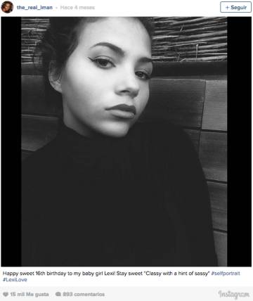 Alexandria Zahra Jones, hija pequeña de Bowie, cumplió 16 años el pasado mes de agosto.