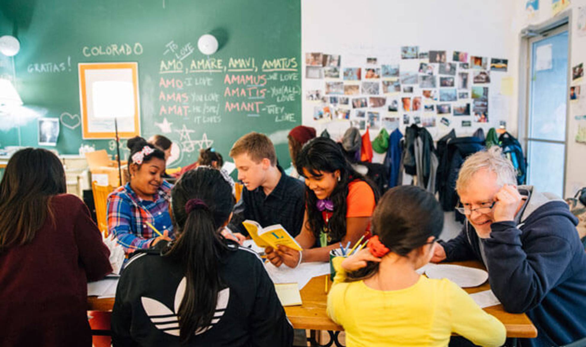 Stephen Haff durante una de las clases en Brooklym © Yoon Kim Stephen Haff durante una de las clases en Brooklym © Yoon Kim
