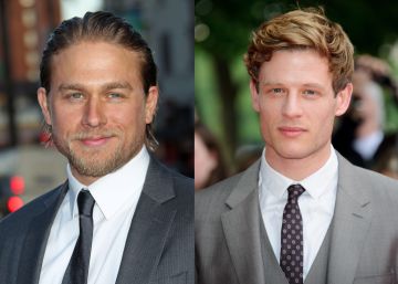 De izquierda a derecha: los actores Charlie Hunnam, James Norton y Jamie Bell. De izquierda a derecha: los actores Charlie Hunnam, James Norton y Jamie Bell.