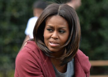 Michelle Obama, en el huerto de la Casa Blanca.
