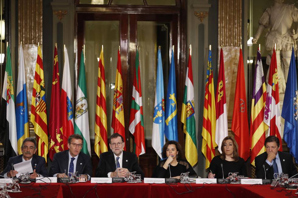 VI Conferencia de Presidentes Autonómicos. en el Senado. Mariano Rajoy, Presidente del Gobierno preside el acto