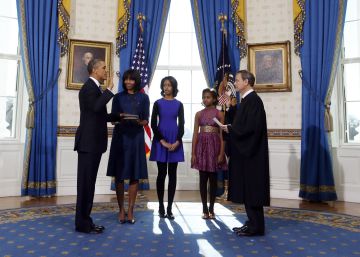 Barack Obama en su segunda investidura, en 2013.