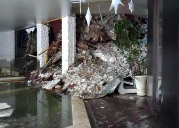 As primeiras imagens de dentro do hotel soterrado após avalanche na Itália