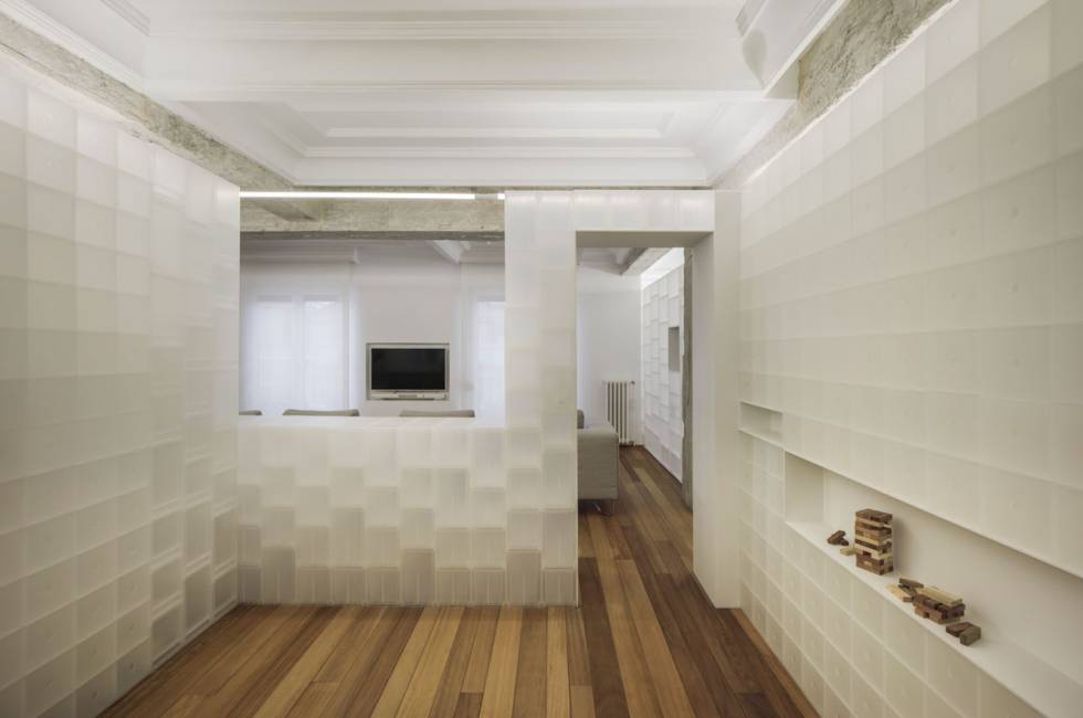 Una casa hecha de cajas