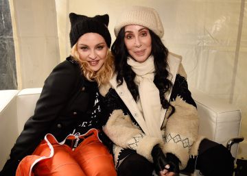 Los mensajes de Madonna y otras celebridades en la marcha contra Trump