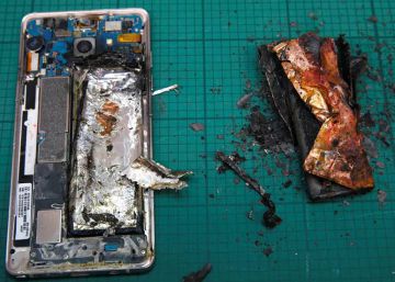 Samsung atribuye a la batería el incendio de los Galaxy Note 7