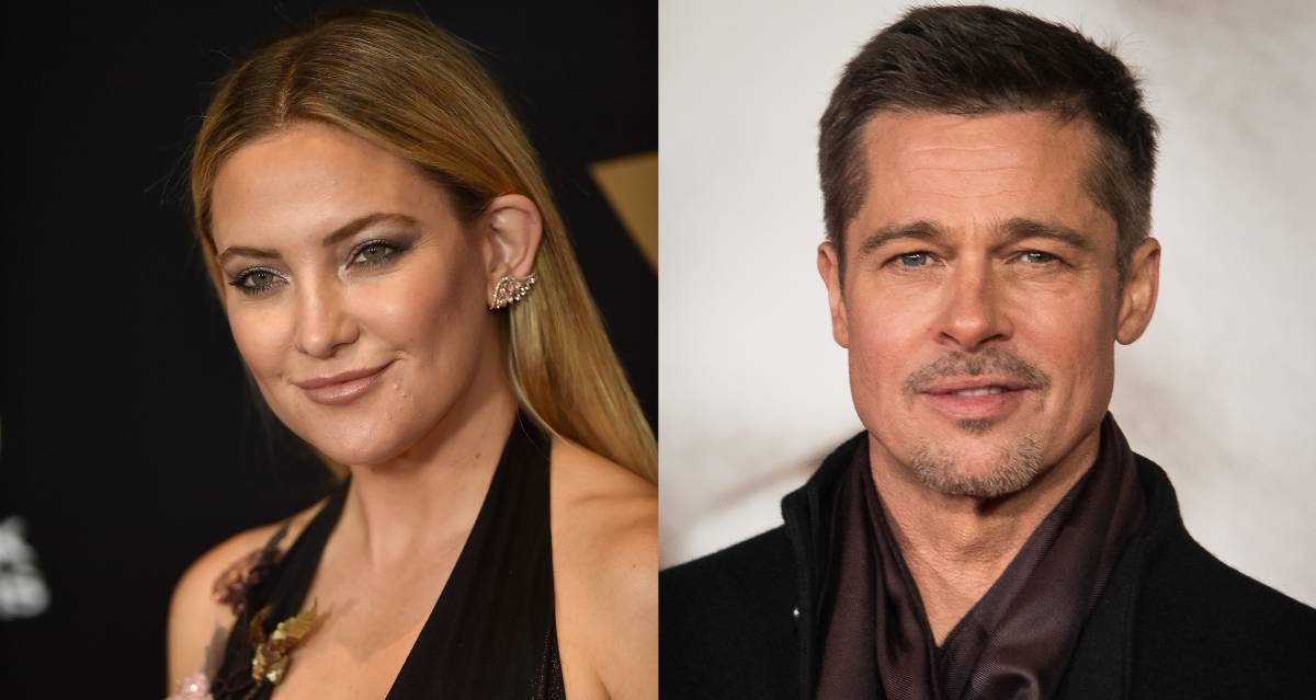 La actriz Kate Hudson y el actor Brad Pitt. La actriz Kate Hudson y el actor Brad Pitt.