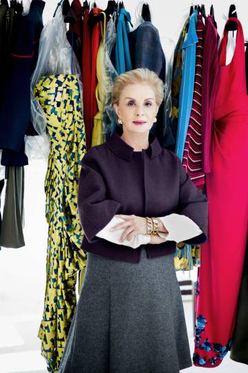 Carolina Herrera, in December 2016 in her atelier on Seventh Avenue.