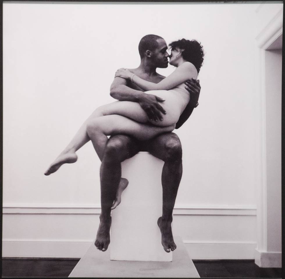 The kiss.