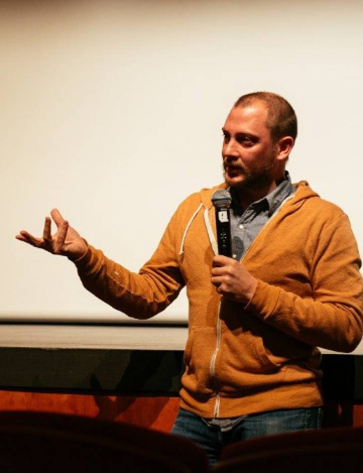 Olivier Jourdain, director del documental 'L'eau sacrée', tras su proyección en el festival MiradasDoc, en Tenerife. Olivier Jourdain, director del documental 'L'eau sacrée', tras su proyección en el festival MiradasDoc, en Tenerife.