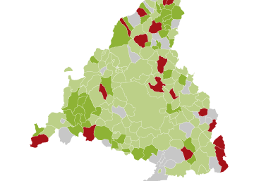 ¿En qué municipios madrileños se creó más empleo en 2016?