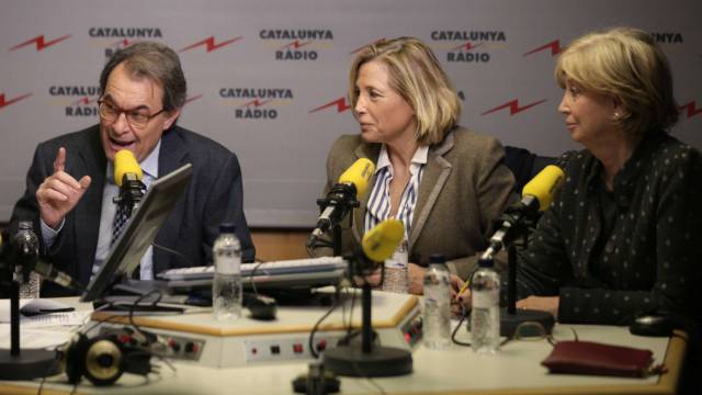Mas, Ortega y Rigau, este viernes en Catalunya Ràdio.