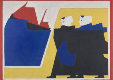 Mondrian y Van der Leck expuestos juntos en La Haya