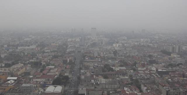 La contaminación en la Ciudad de México.