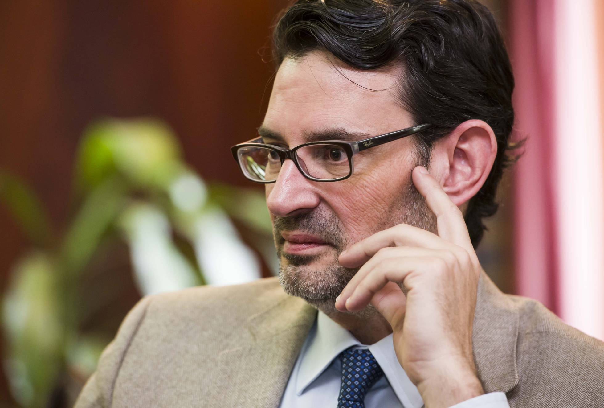 El neurocientífico Óscar Marín, durante su visita a Madrid. El neurocientífico Óscar Marín, durante su visita a Madrid.