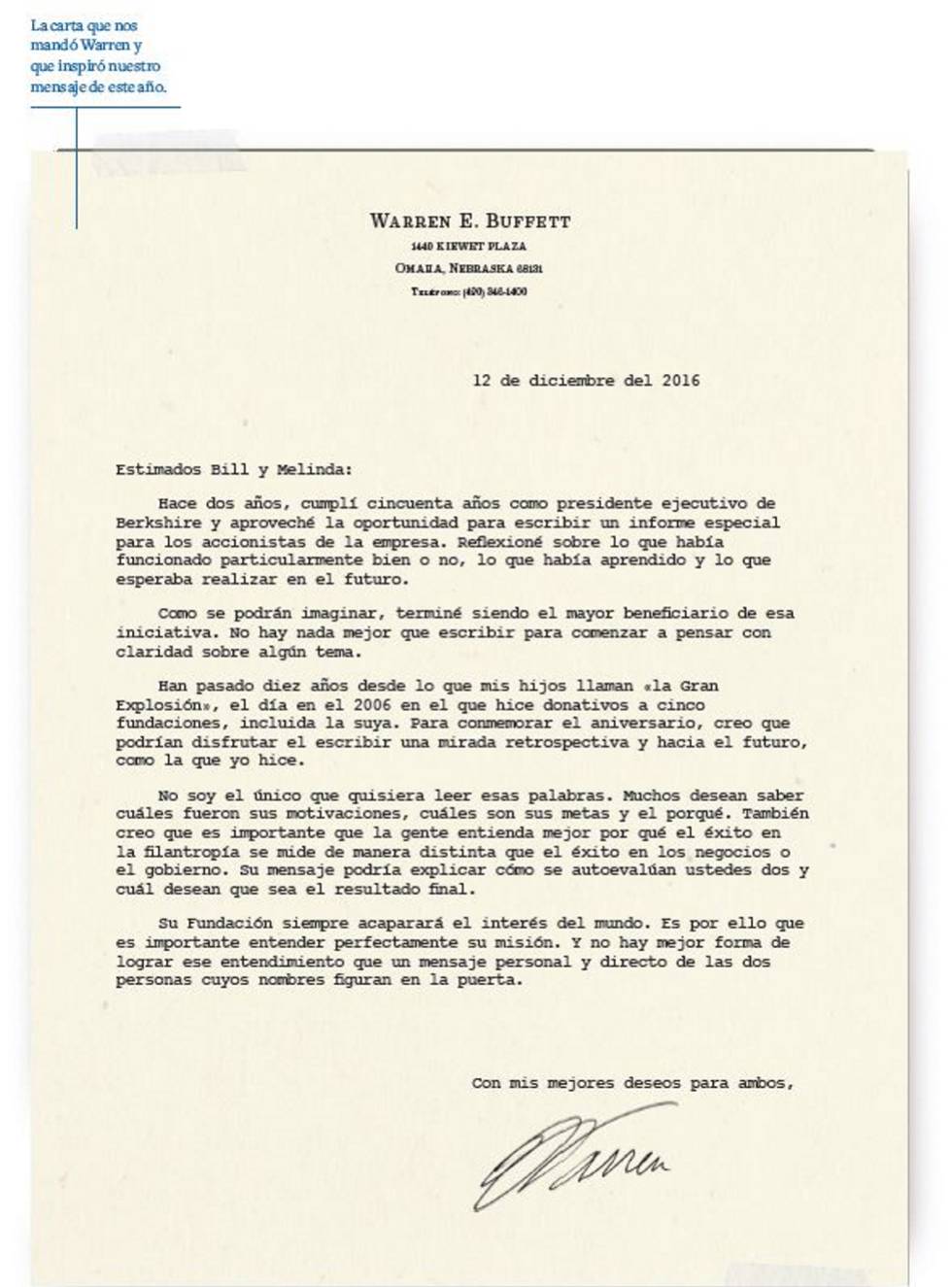 La mejor inversión de Warren Buffett