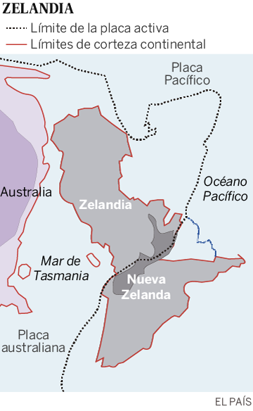 Hallado Zelandia, un enorme continente sumergido en el Pacífico
