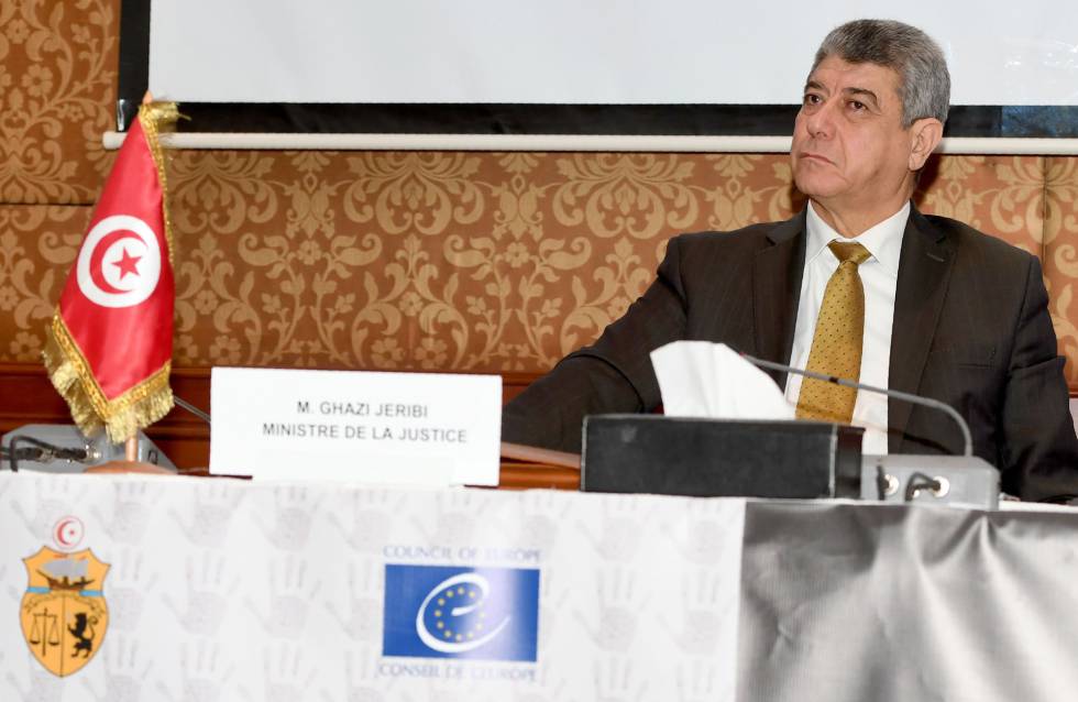 El ministro tunecino de Justicia, Ghazi Jeribi.
