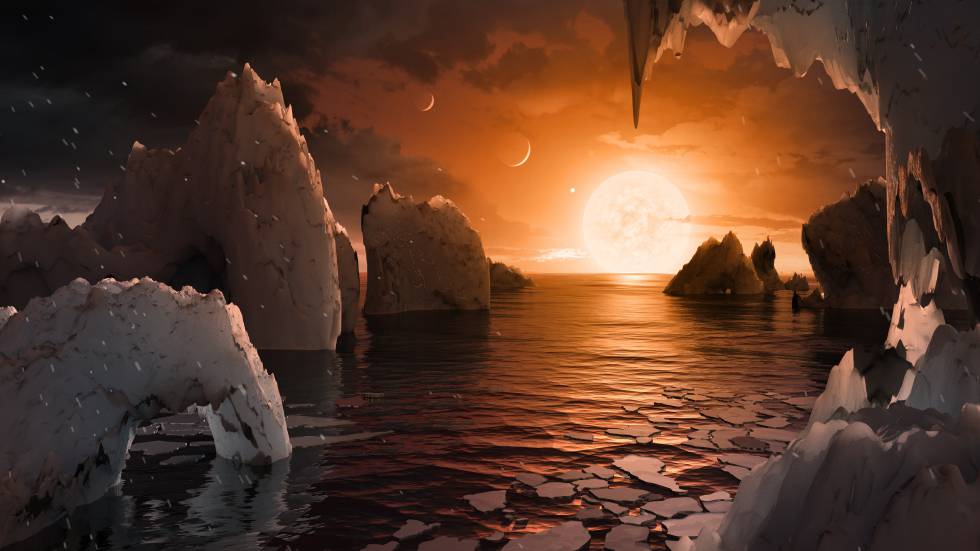 Telescópio da NASA descobre um sistema solar com sete planetas como a Terra