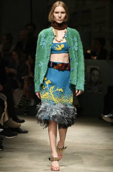 Desfile de Prada, en Milán.