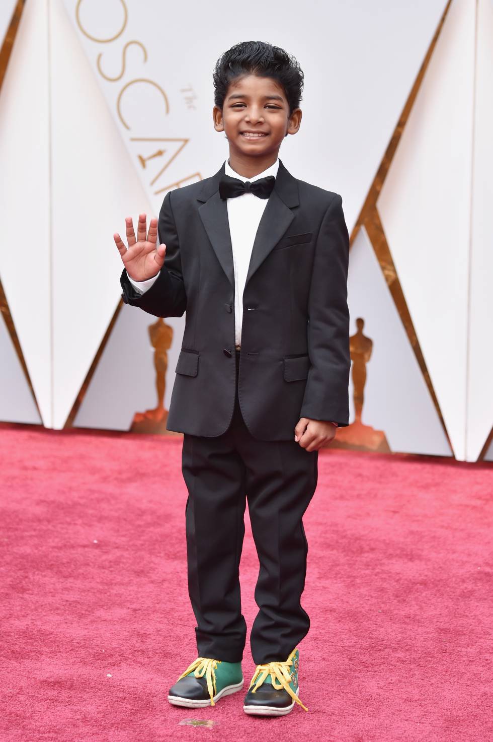 El niño que ha robado el corazón a todo el mundo en los Oscar 2017