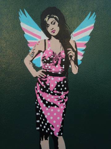 Una de las creaciones del artista Pegasus de su serie 'Love Is A Losing Game'.