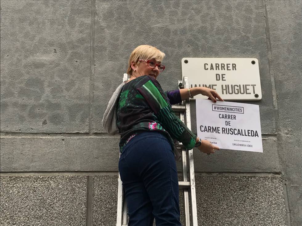 12 calles de Barcelona se feminizan