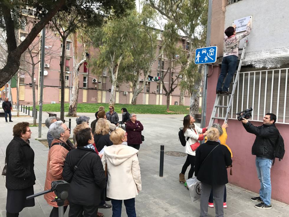 12 calles de Barcelona se feminizan