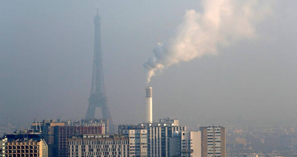Contaminación en París, sede de la última cumbre sobre cambio climático. 
