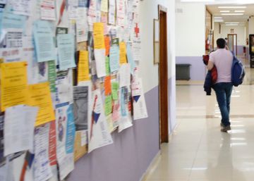 Jornada de huelga en el campus de Somosaguas.
