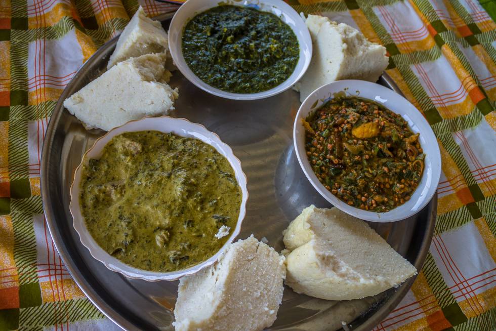 La hora del almuerzo en un hogar de Yamena
