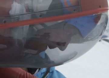 Un francés bate el récord de velocidad en bicicleta sobre nieve Un francés bate el récord de velocidad en bicicleta sobre nieve