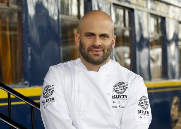 El chef Sam Kass, ayer en Madrid.